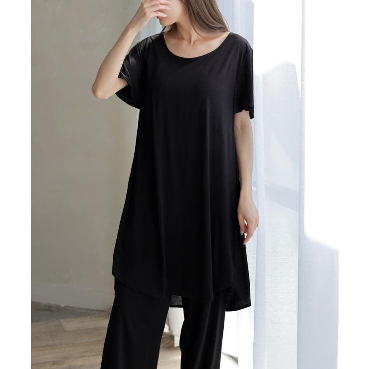 ブラック | ルームウェア カップ付き 選べる | HUG.U