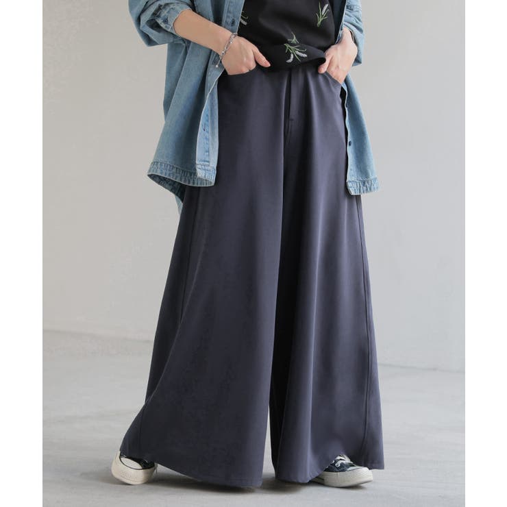 ネイビー | パンツ ワイド レディース | HUG.U