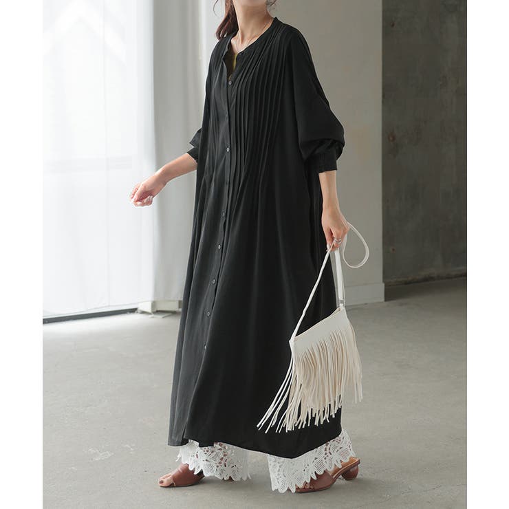 ブラック | ワンピース シャツ シャツワンピース | HUG.U