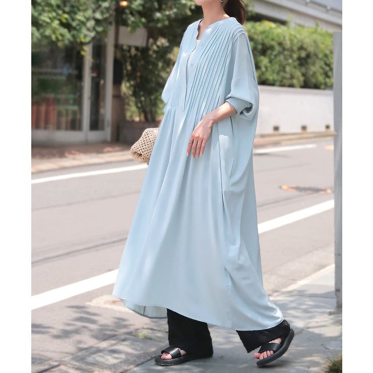 ライトブルー | ワンピース シャツ シャツワンピース | HUG.U