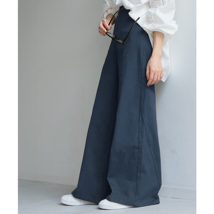 ネイビー | パンツ ワイド レディース | HUG.U