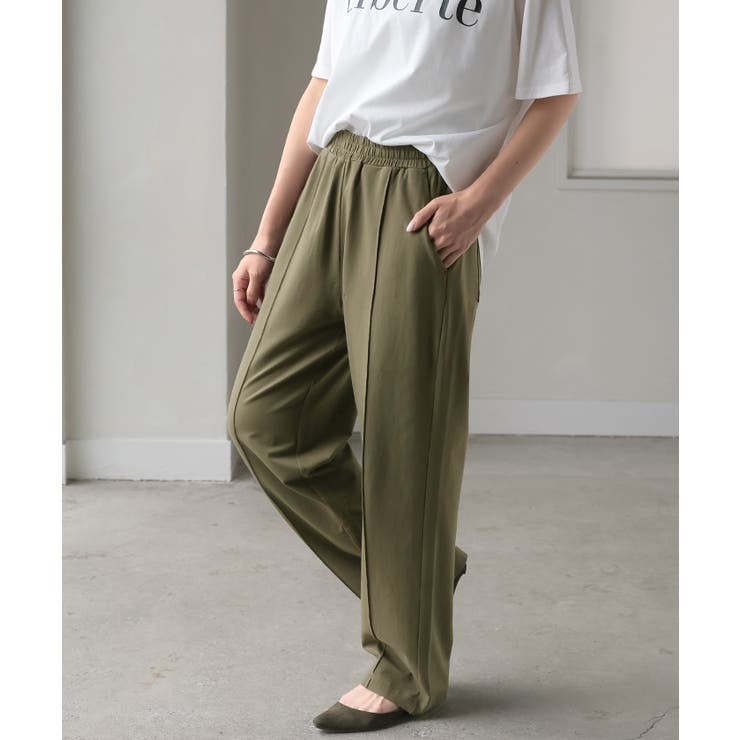 カーキ | パンツ UVカット 接触冷感 | HUG.U