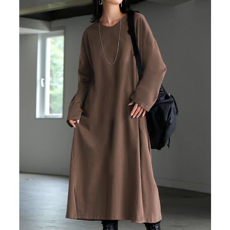 ブラウン | トップス 綿100％ レイヤード | HUG.U