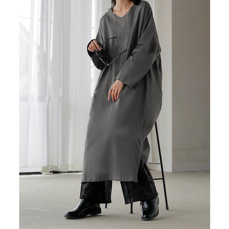 グレー | トップス 綿100％ レイヤード | HUG.U