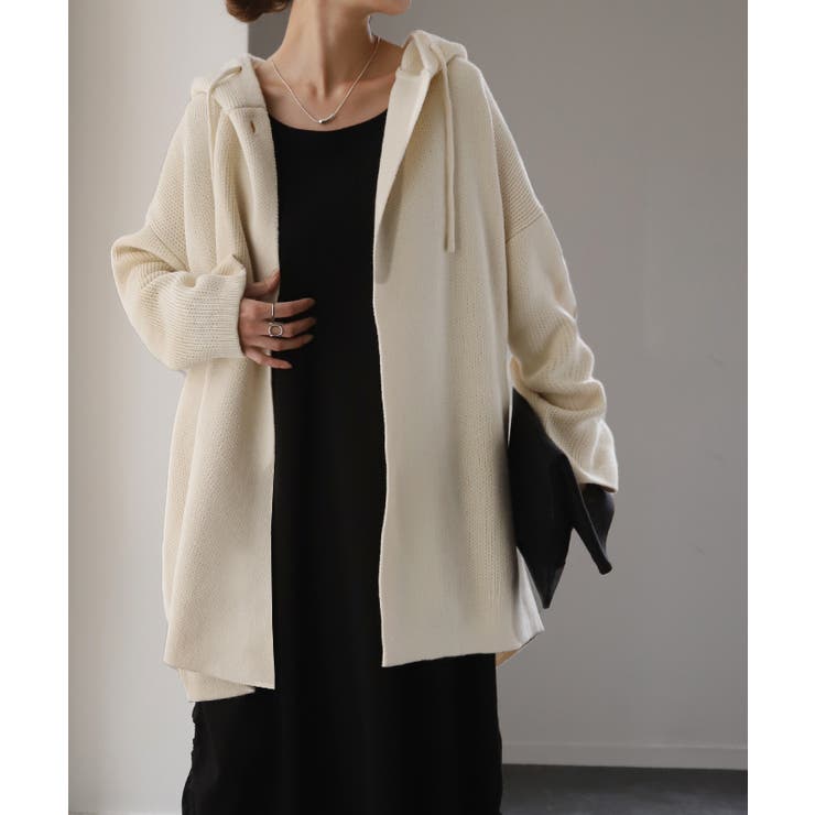 パーカー ニット カーディガン[品番：HHHW0001689]｜HUG.U（ハグユー