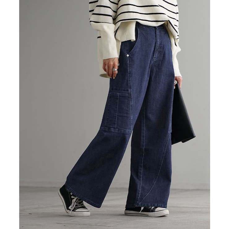 パンツ デニム フレアパンツ[品番：HHHW0004514]｜HUG.U（ハグユー）の