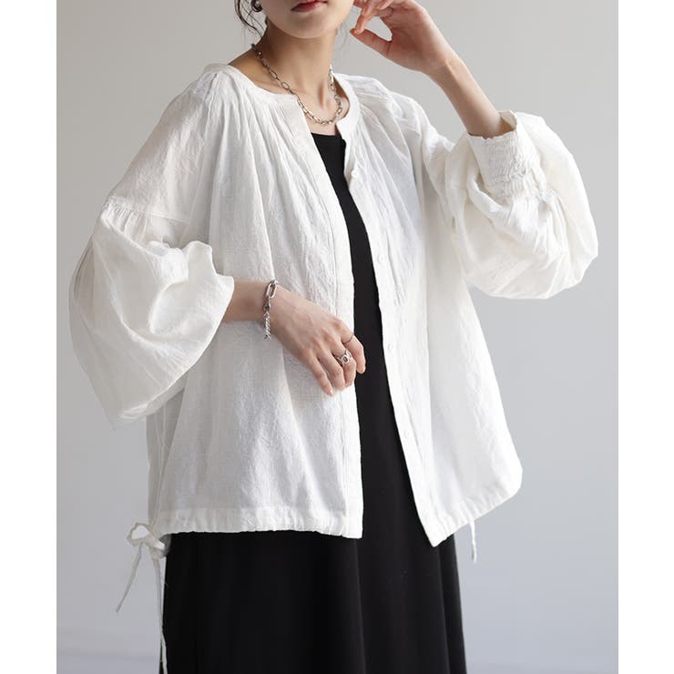 ホワイト | シャツ 綿100％ レディース | HUG.U