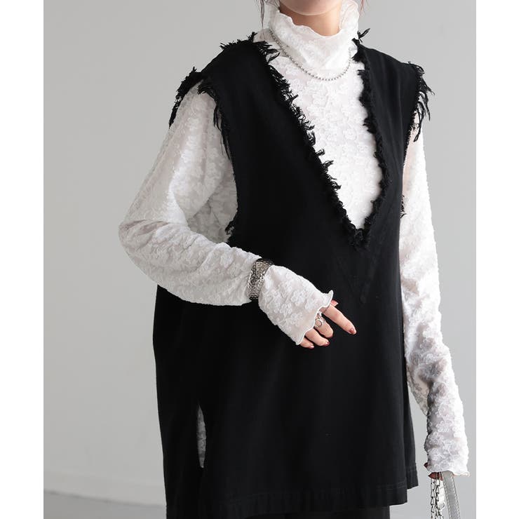 オフホワイト | インナー シアー トップス | HUG.U