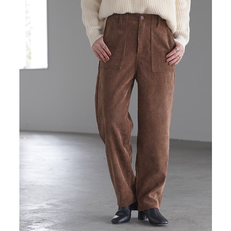 ブラウン | パンツ ワイド レディース | HUG.U