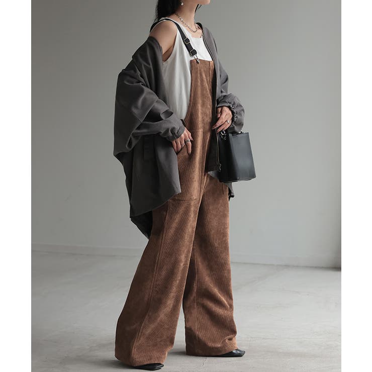 ブラウン | サロペット コーデュロイ ベイカー | HUG.U