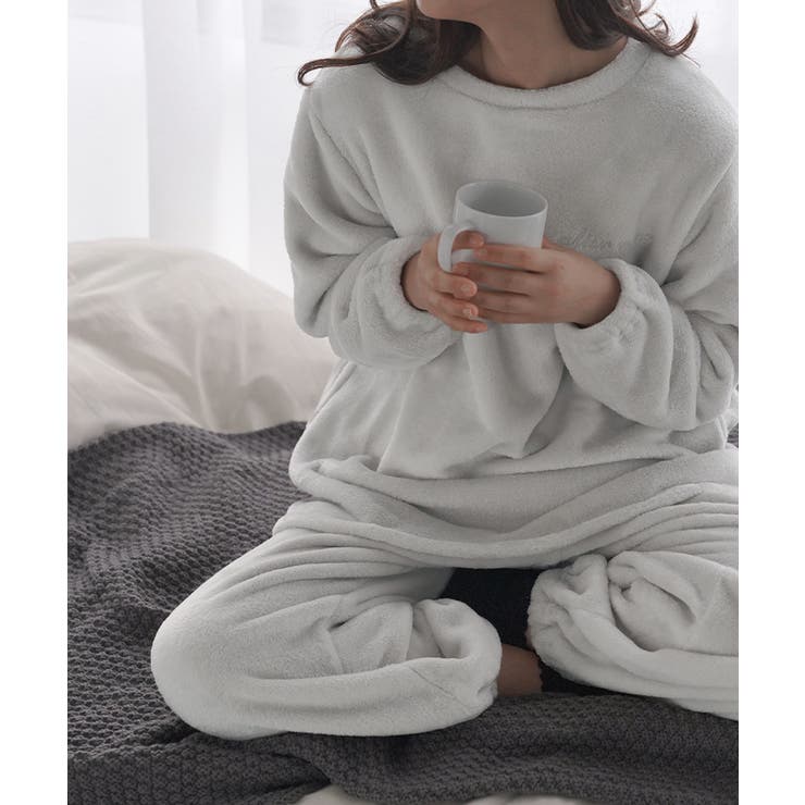 ライトグレー | ルームウェア ボア もこもこ | HUG.U