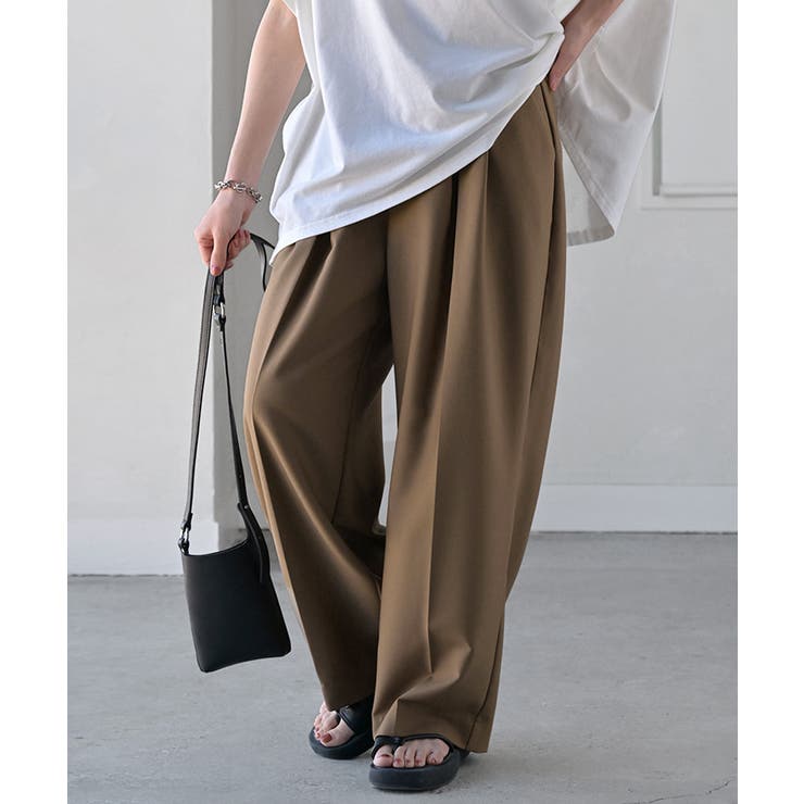 キャメル | パンツ ワイド グルカ | HUG.U