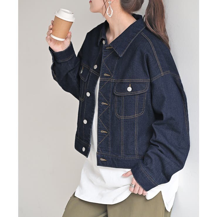 ジャケット レディース デニム シャツ アウター Gジャン 洋服