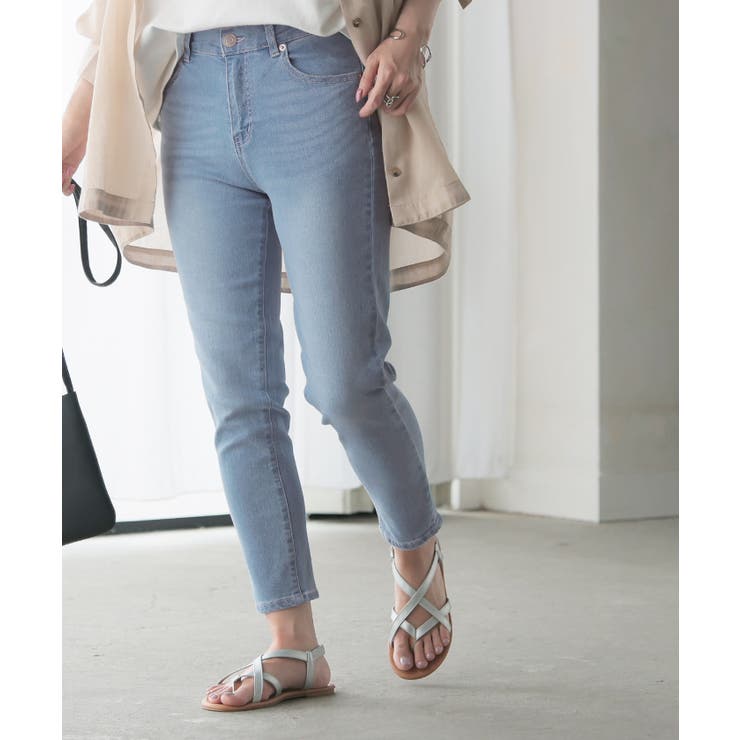 ユーズドブリーチ | デニム パンツ UVカット | HUG.U