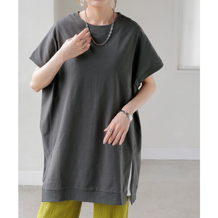 アースグレー | Tシャツ 綿100％ レディース | HUG.U