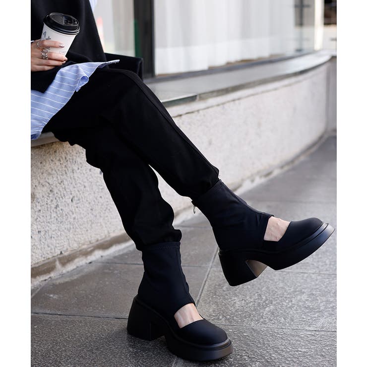 ブラック | ブーツ 7 5センチ | HUG.U