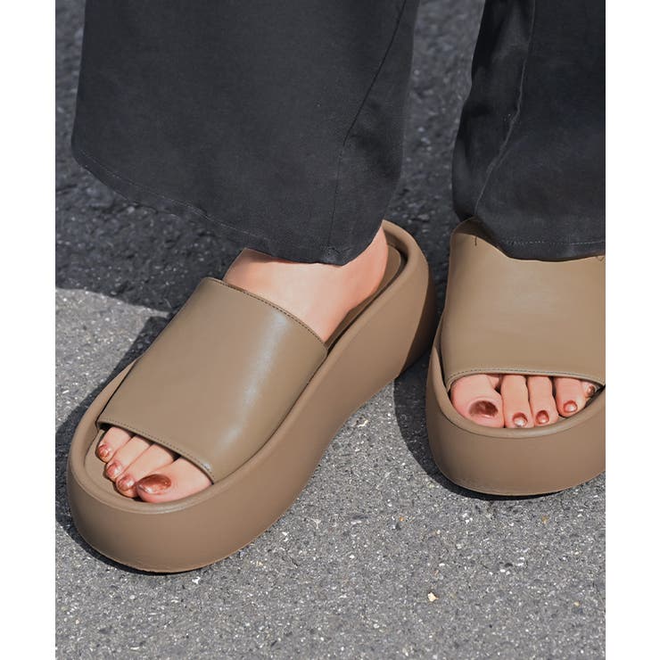 ベージュ | サンダル 厚底 サンダル | HUG.U