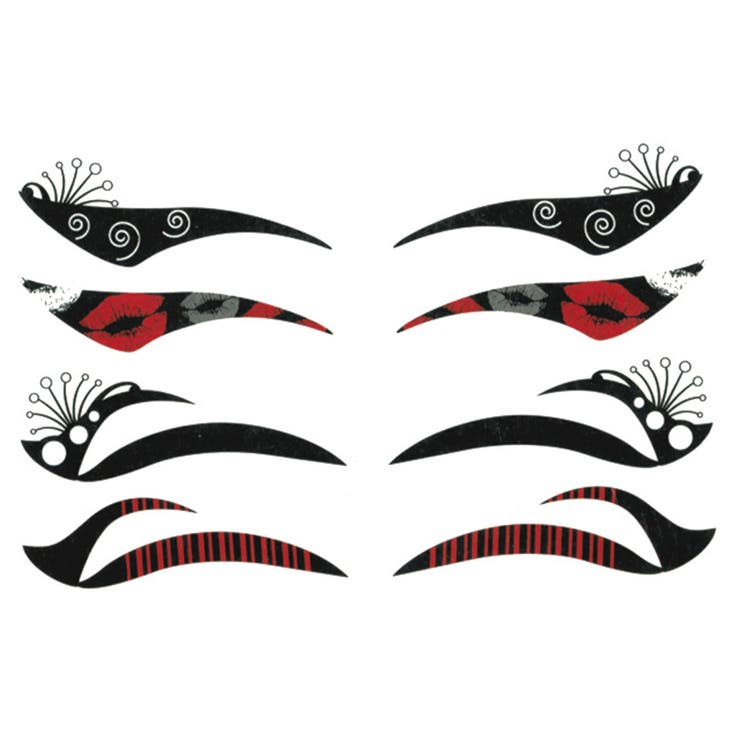 アイライナー タトゥーシールスパイラルストライプリップ【アイシャドー アイメイク | ピアス専門店HOMESLICEPRODUCTIONS | 詳細画像1 