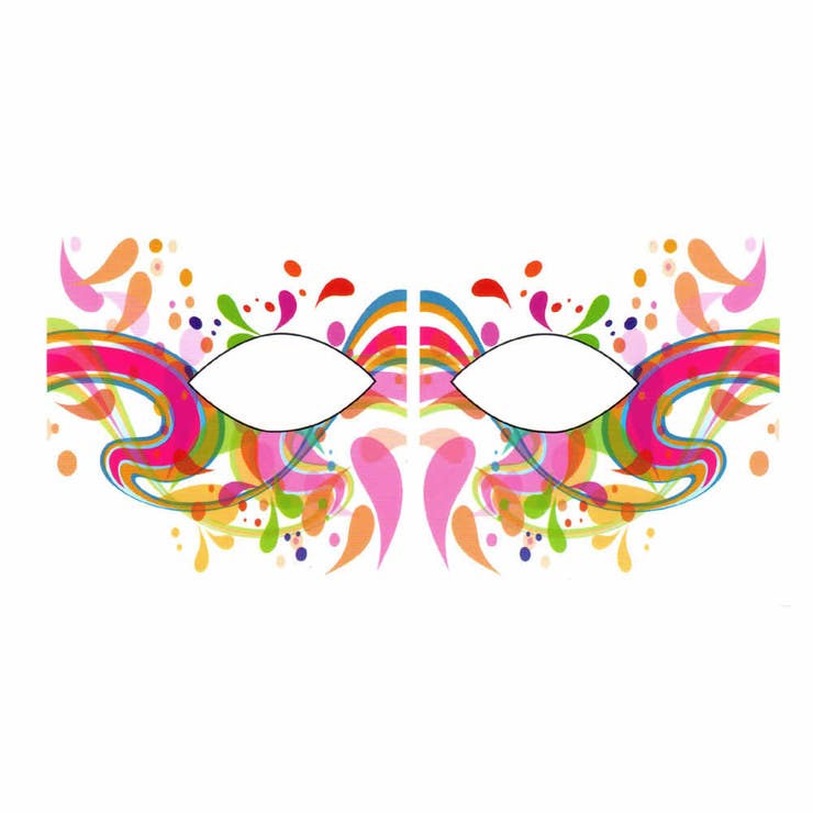 アイメイク タトゥーシール レインボーペイント【アイシャドウ | ピアス専門店HOMESLICEPRODUCTIONS | 詳細画像1 