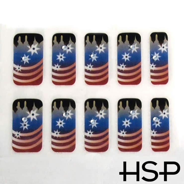 ネイルシール USフラッグデザイン | ピアス専門店HOMESLICEPRODUCTIONS | 詳細画像2 