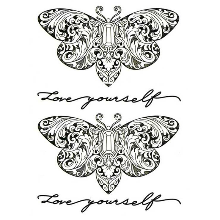 ハロウィン タトゥーシール ジュエリーバタフライ | ピアス専門店HOMESLICEPRODUCTIONS | 詳細画像1 