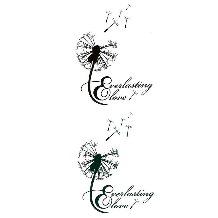 ハロウィン タトゥーシール 綿毛 | ピアス専門店HOMESLICEPRODUCTIONS | 詳細画像1 