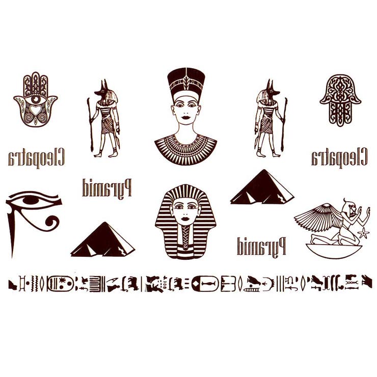 ハロウィン タトゥーシール エジプトモチーフ 品番 Pw ピアス専門店homesliceproductions ピアスセンモンテン ホームスライスプロダクションズ のレディースファッション通販 Shoplist ショップリスト