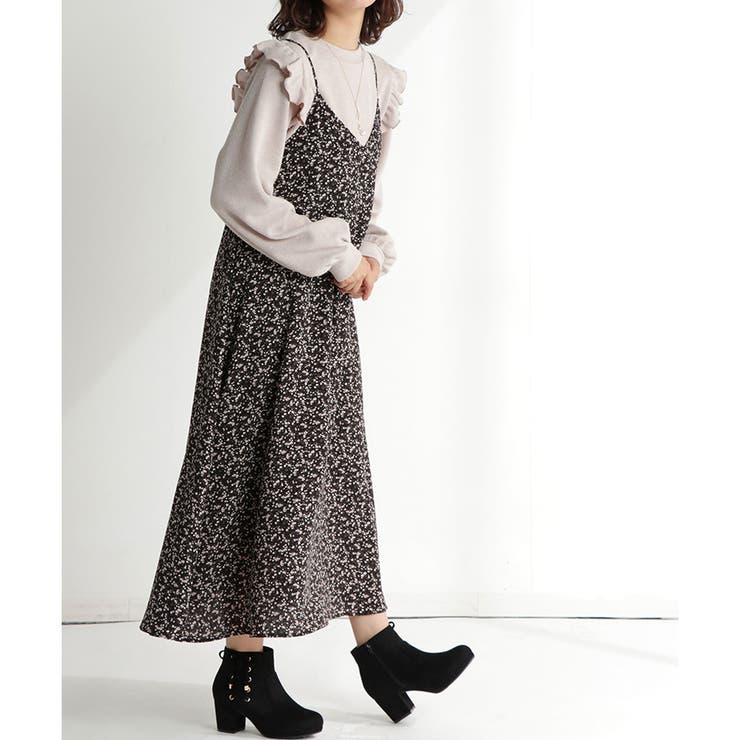 キャミワンピ キャミソールワンピース ロング 品番 Hnsw Honeys ハニーズ のレディースファッション通販 Shoplist ショップリスト