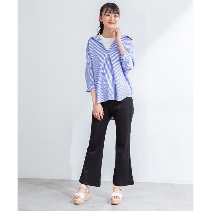 トップス シャツ 7分袖[品番：HNSW0005798]｜Honeys（ハニーズ