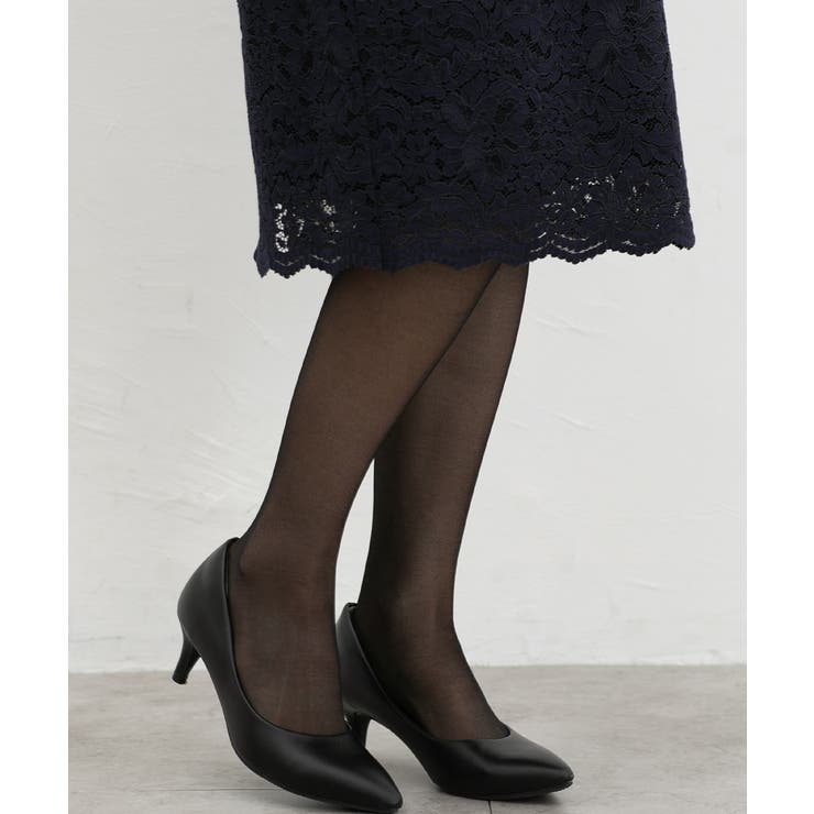 ブラック | ストッキング 20デニール 薄手 | Honeys