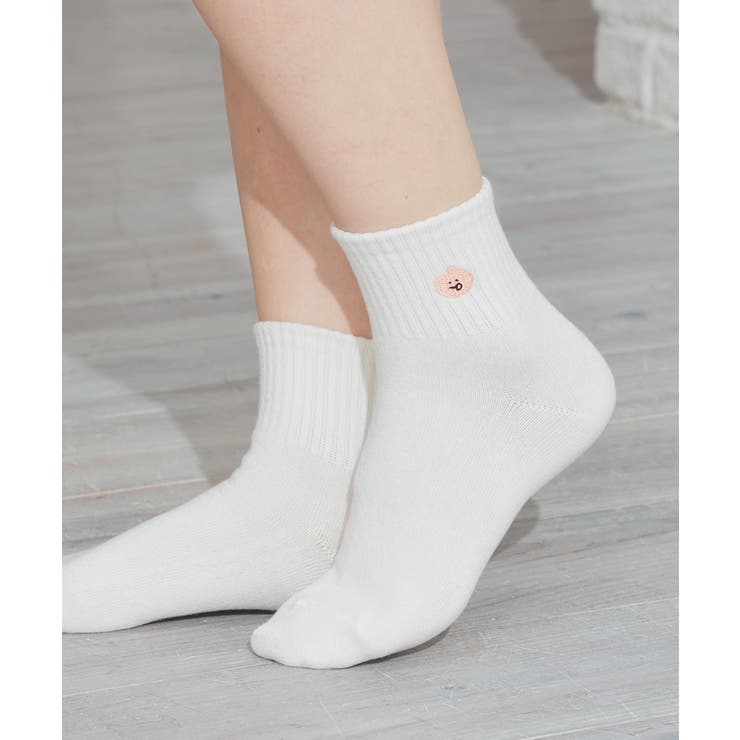 オフ／ぺろり | 靴下 ソックス ガーリー | Honeys