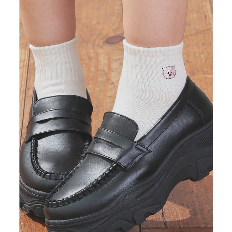 オフ／ブタ | 靴下 ソックス ショート丈 | Honeys