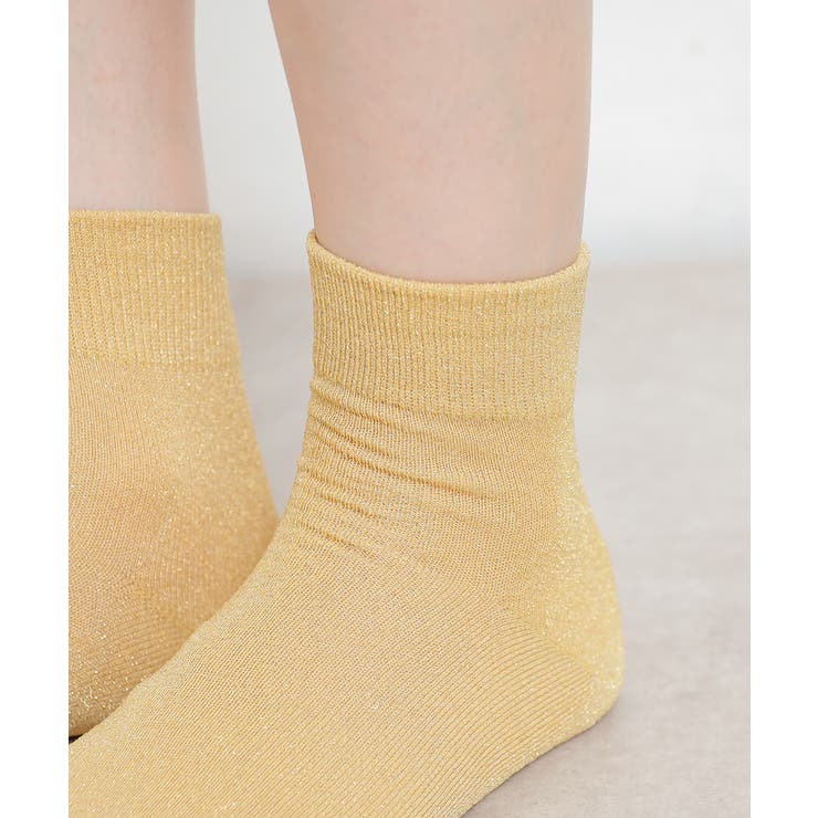 イエロー | 靴下 ソックス ショート丈ソックス | Honeys