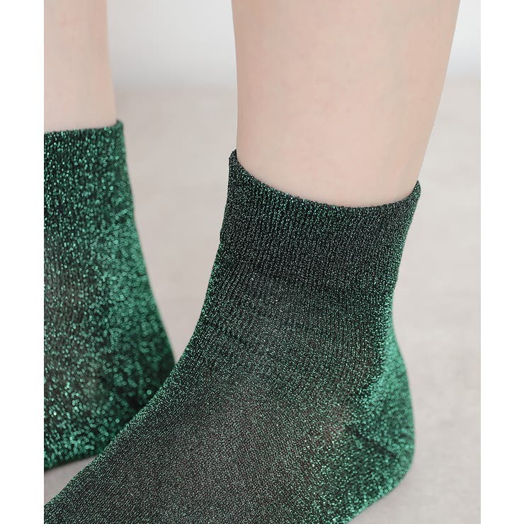 グリーン | 靴下 ソックス ショート丈ソックス | Honeys