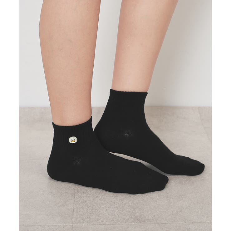 クロ／トリ | 靴下 ソックス ショート丈 | Honeys