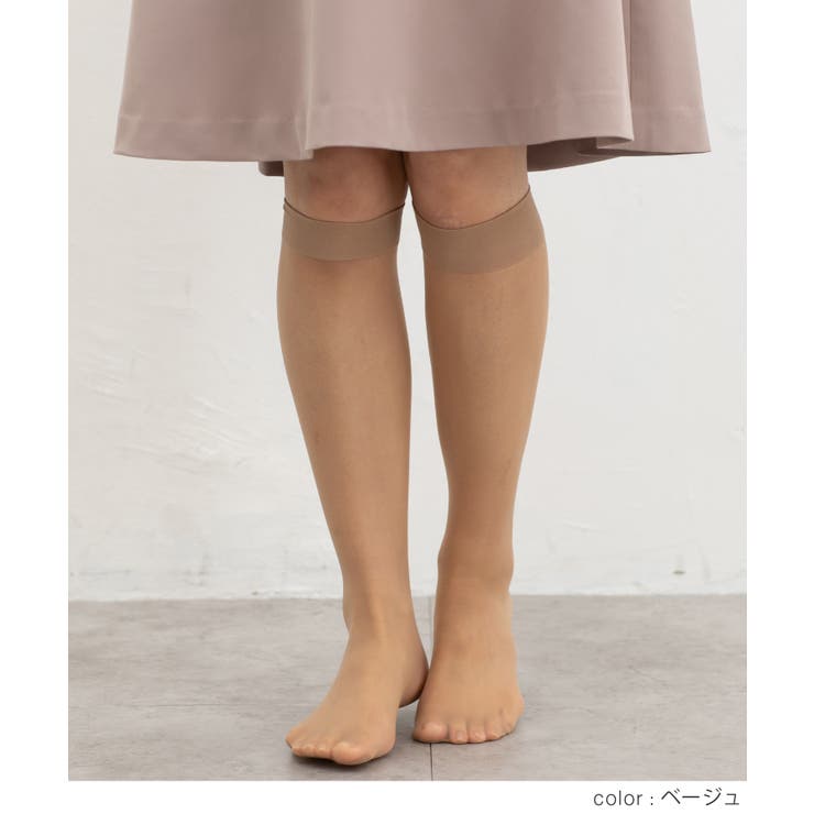 ストッキング ひざ下丈 薄手 | Honeys | 詳細画像11 