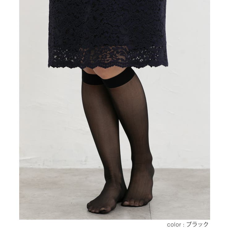 ストッキング ひざ下丈 薄手 | Honeys | 詳細画像4 