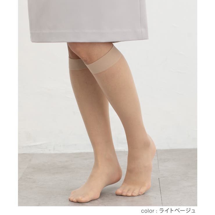 ストッキング ひざ下丈 薄手 | Honeys | 詳細画像8 