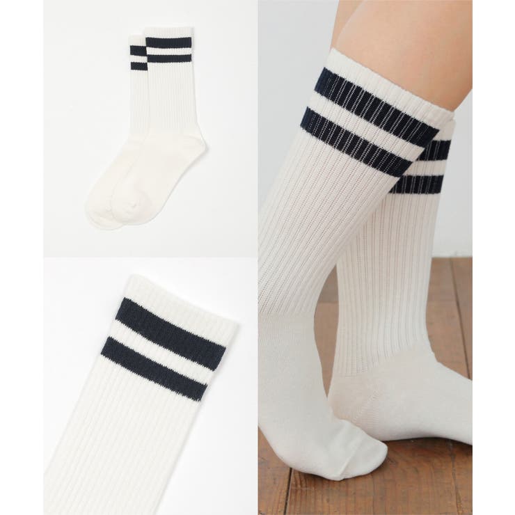 靴下 ソックス ハイクルー丈 | Honeys | 詳細画像5 