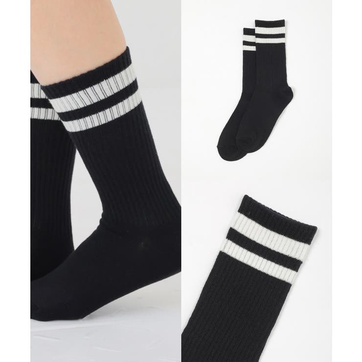 靴下 ソックス ハイクルー丈 | Honeys | 詳細画像6 