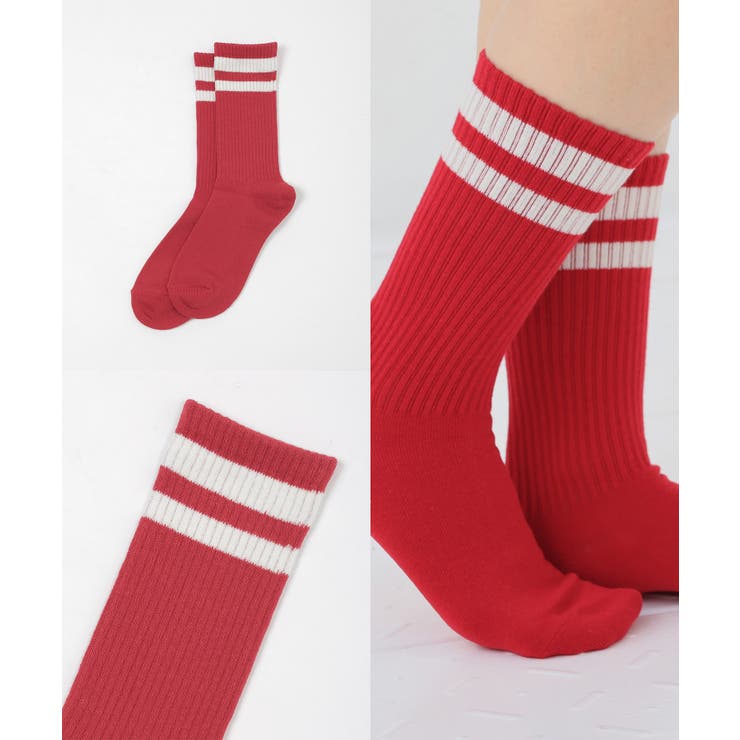 靴下 ソックス ハイクルー丈 | Honeys | 詳細画像8 