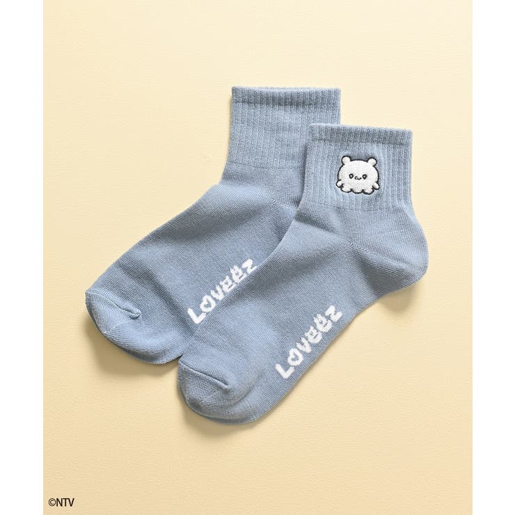 スモーキーブルー | 靴下 ソックス らぶいーず | Honeys