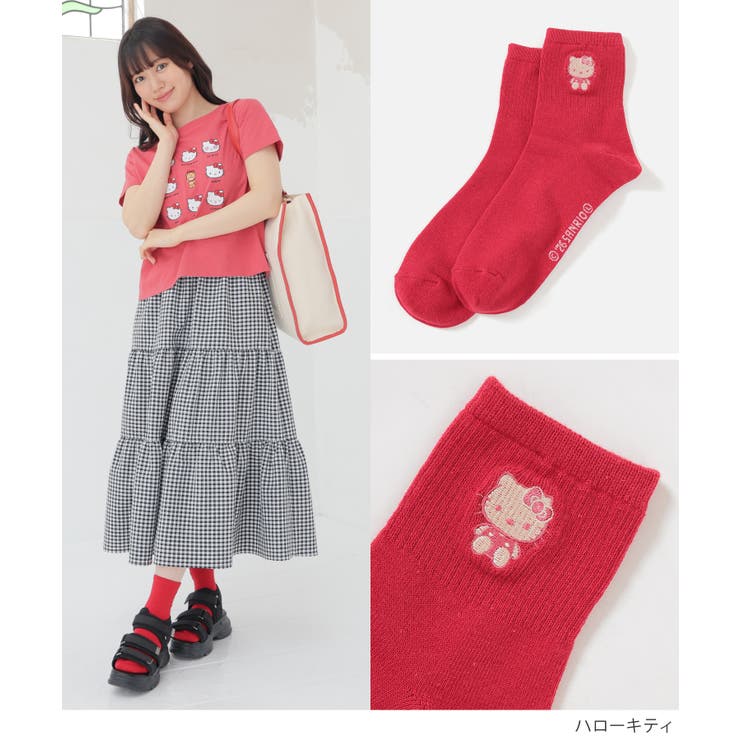 靴下 ソックス サンリオキャラクターズ | Honeys | 詳細画像7 