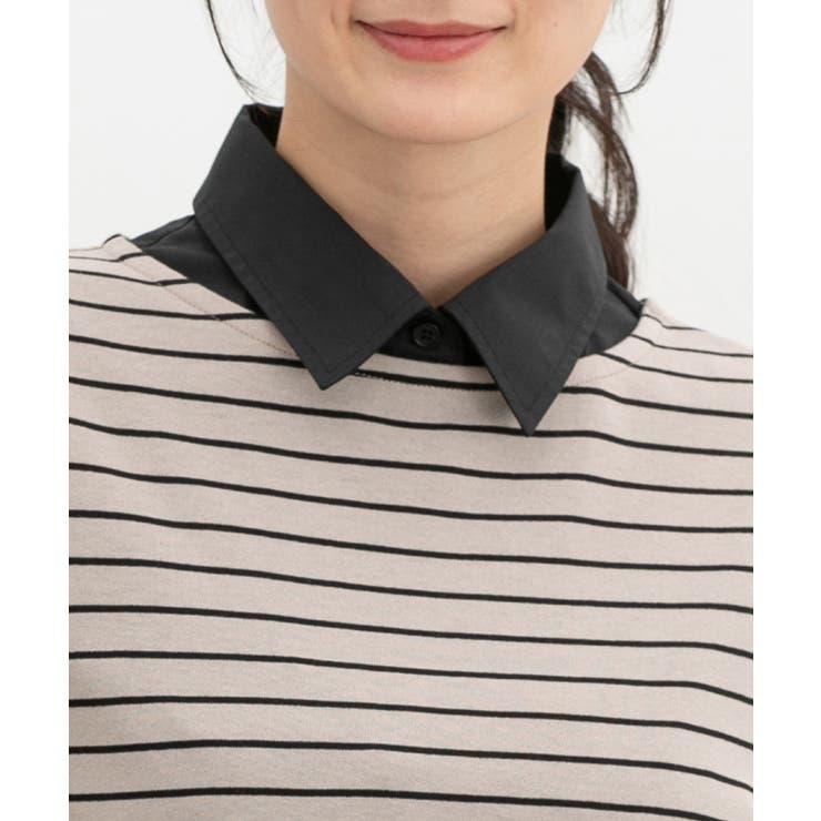 付け襟 レギュラーカラー 無地 | Honeys | 詳細画像4 