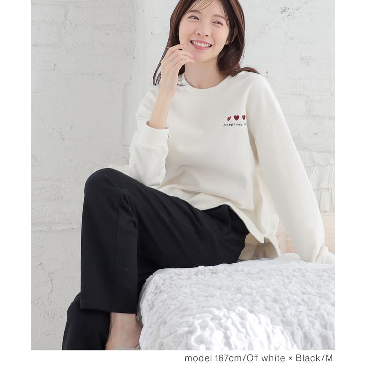 ルームウェア 部屋着 上下セット | Honeys | 詳細画像3 