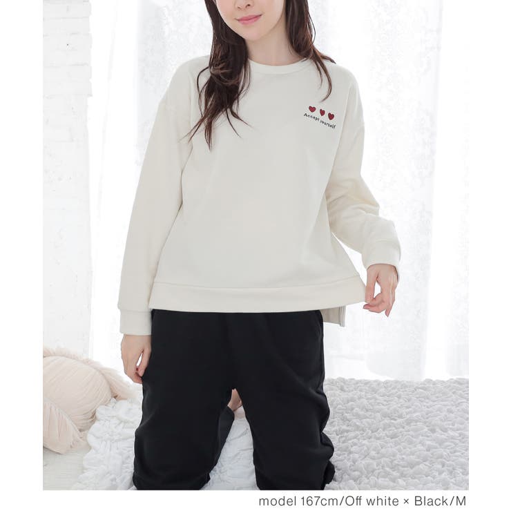 ルームウェア 部屋着 上下セット | Honeys | 詳細画像4 