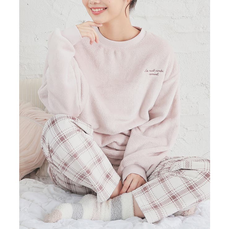 ピンク×アイボリー | ルームウェア 部屋着 ハニぽか | Honeys