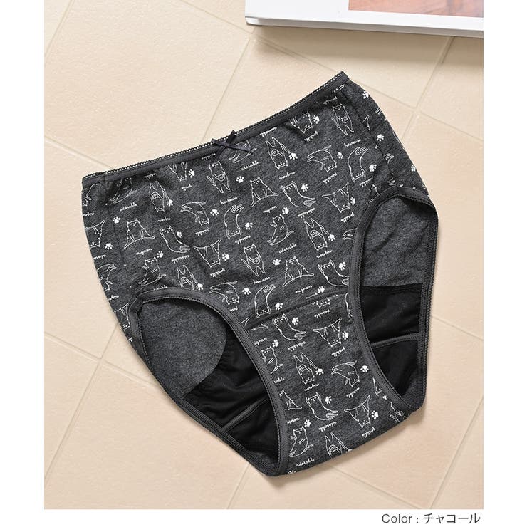 ショーツ サニタリーショーツ深め 防水 | Honeys | 詳細画像4 