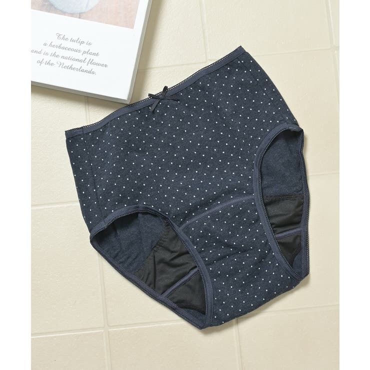 コン水玉 | ショーツ サニタリーショーツ深め 防水 | Honeys