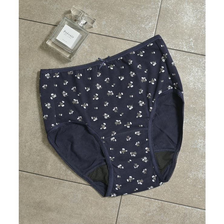 コン花柄 | ショーツ サニタリーショーツ深め 防水 | Honeys